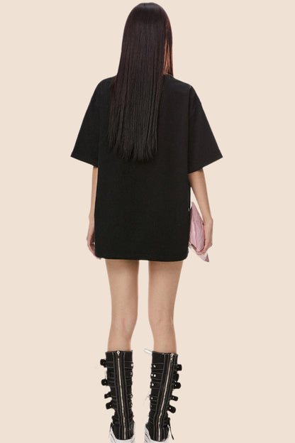 Dalmatian Print Crew Neck T-Shirt