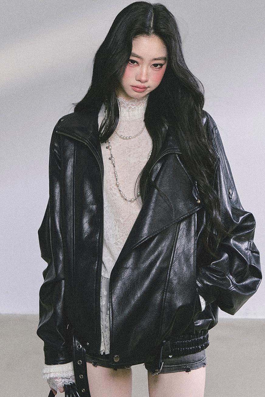 American Locomotive PU Leather Jacket