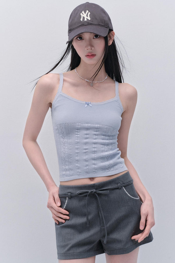 Lace Knitted Cardigan Set-Up