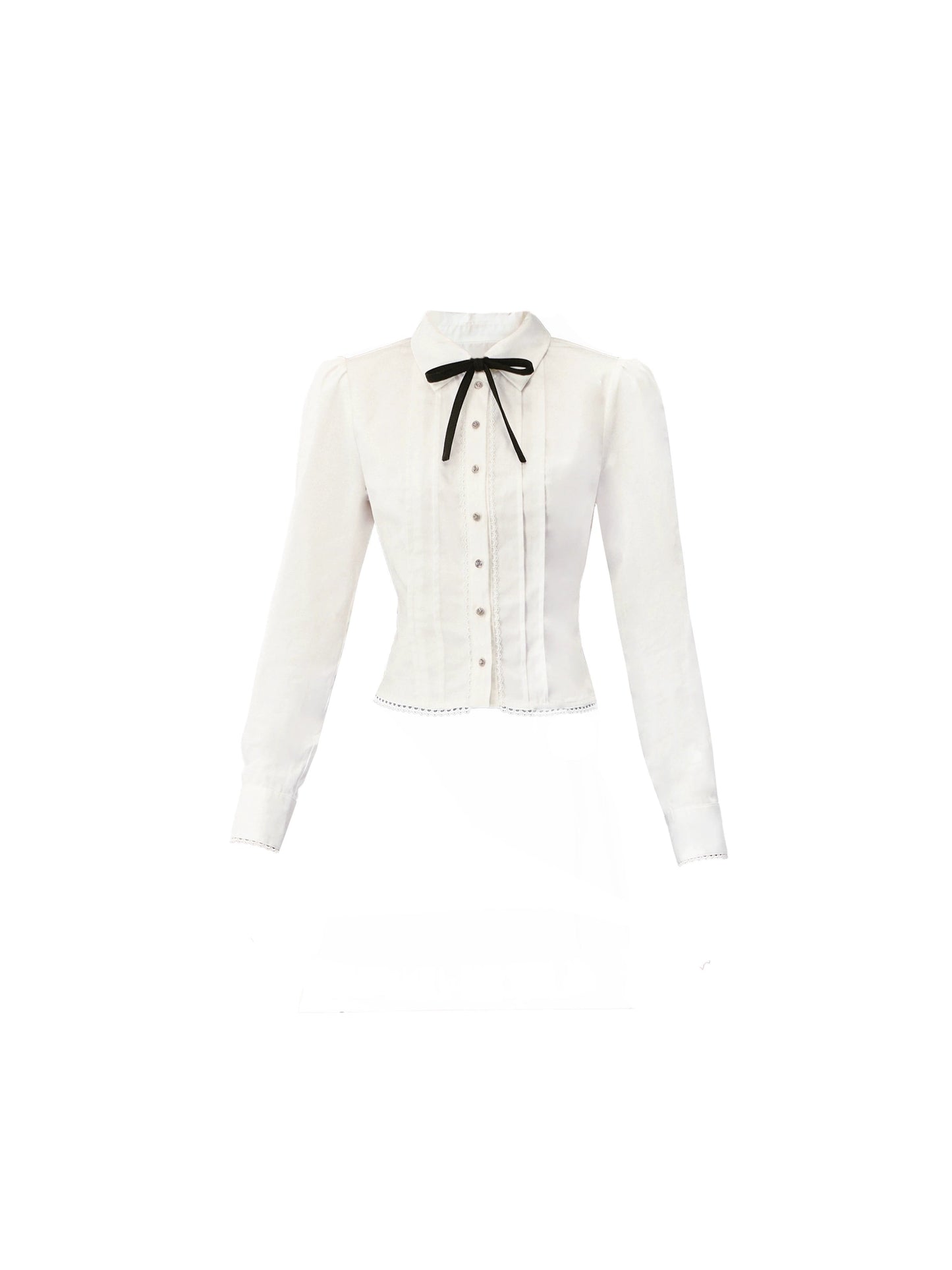 Fragile Cherry Blossom Pleated Shirt Set-Up