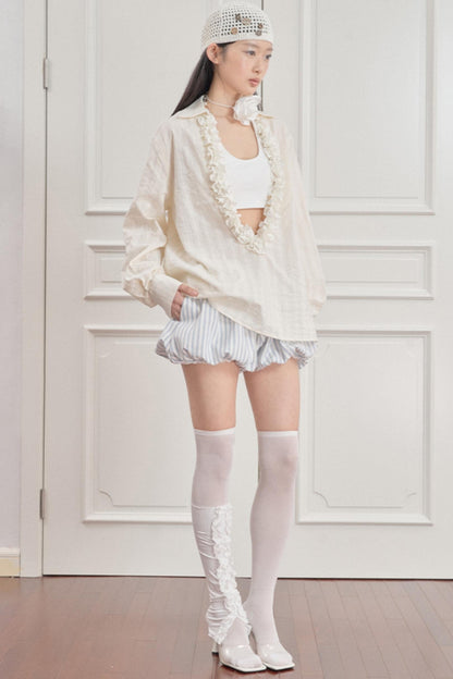 Wandering Blue Striped Blouse