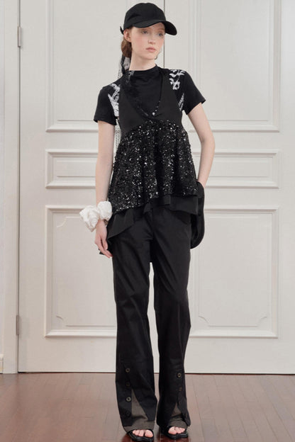 Blossom Silk Lace Tee