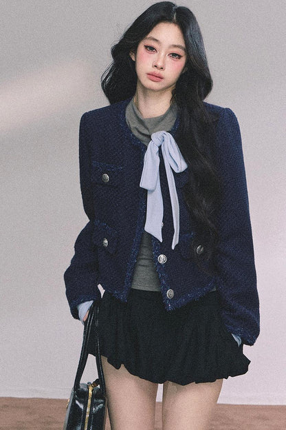 French Fragrance Tweed Jacket Set-Up