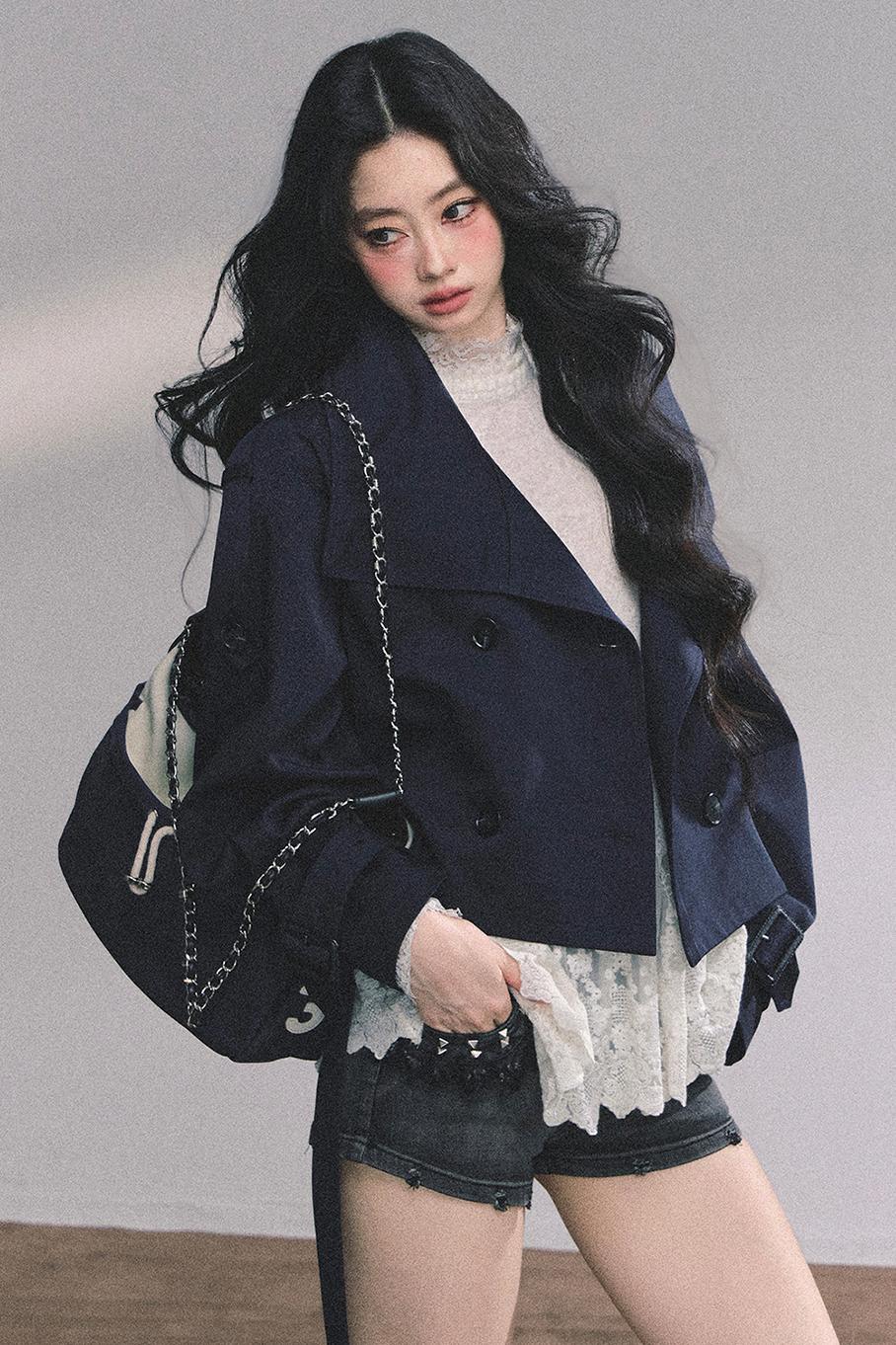 Lucerne Slimming Trench Coat