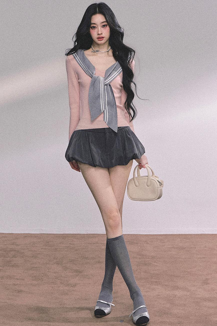 Slimming Pink Knitted Top