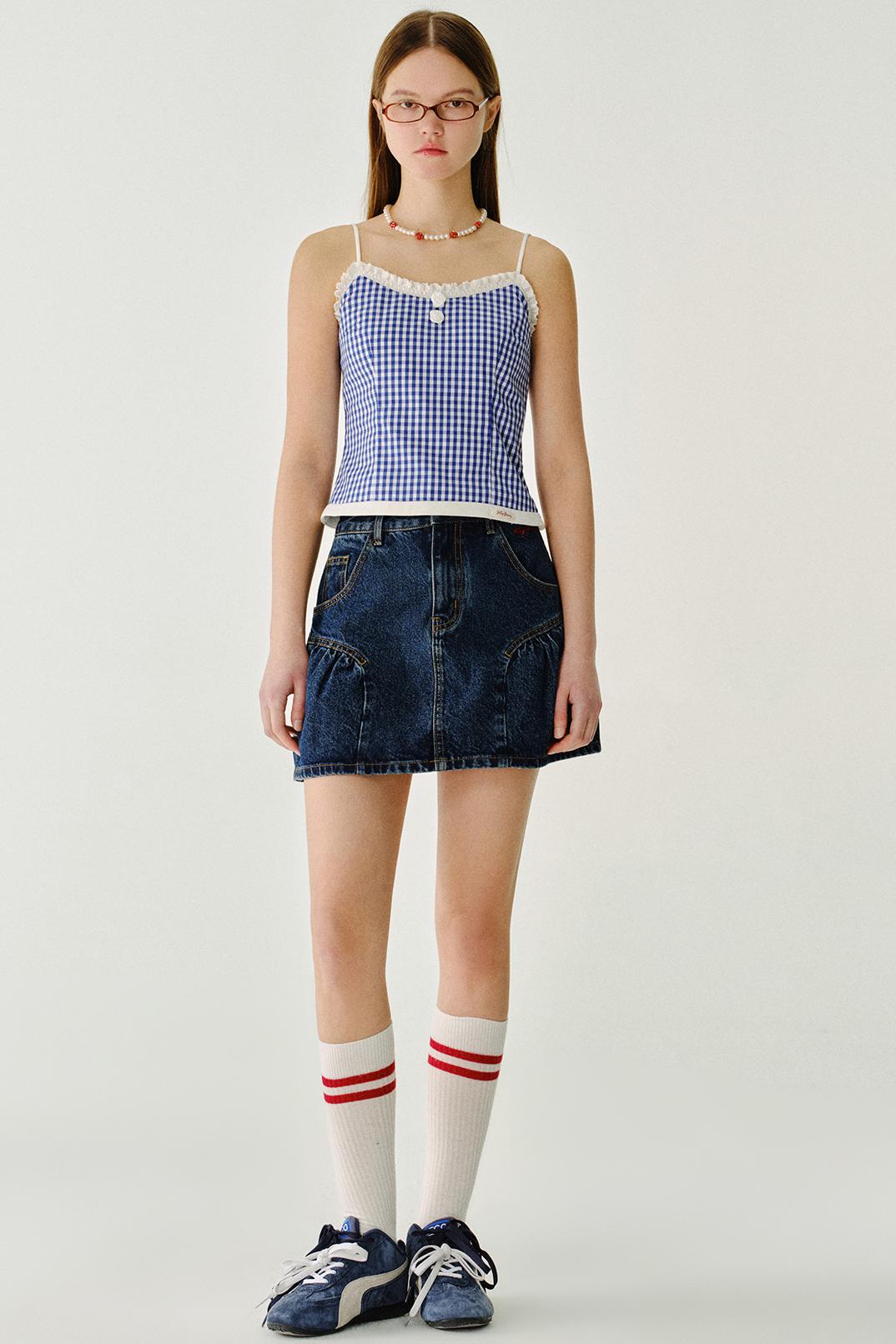 봄 레이스 캐미솔 탑 