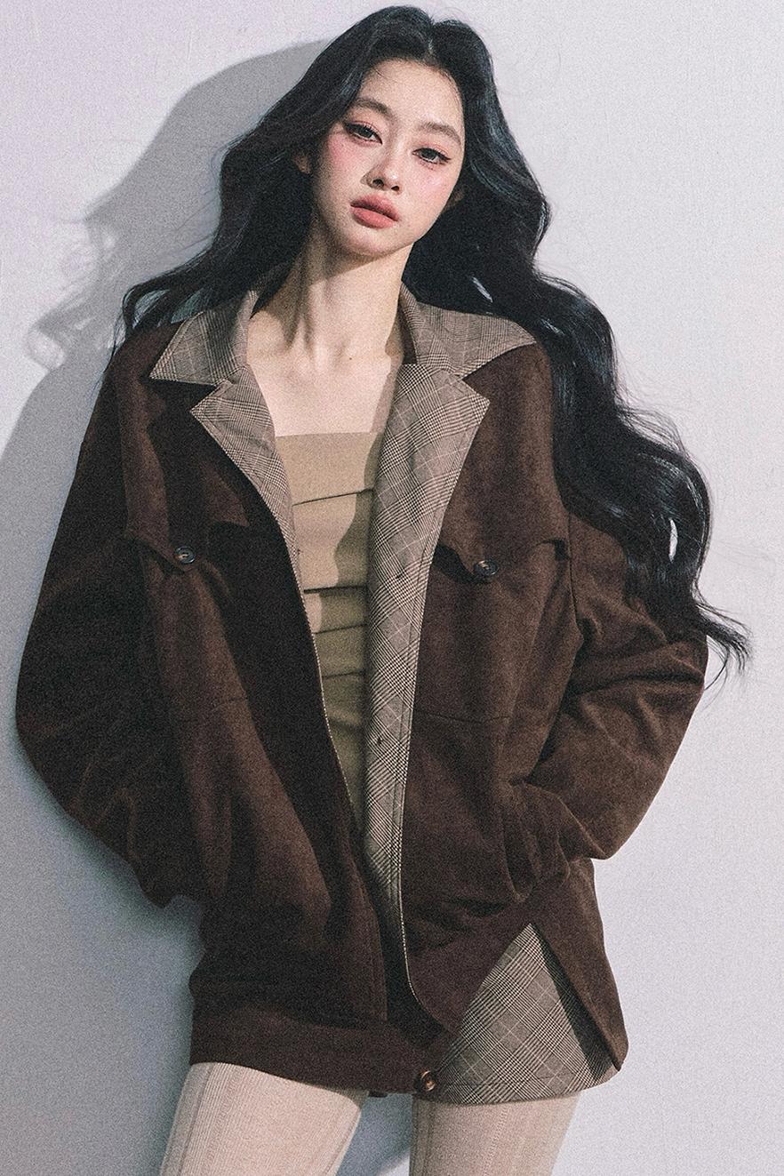 Autumn Puffy Two-Piece Skirt Set-Up