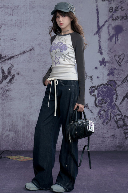 Star Crash Studded Skinny Machete Jeans