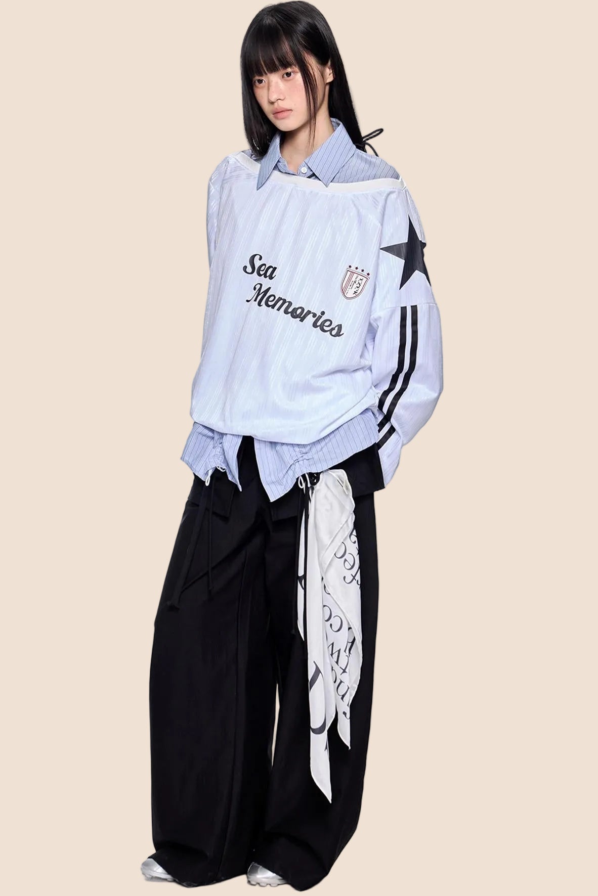 Retro Off-Shoulder Summer Top