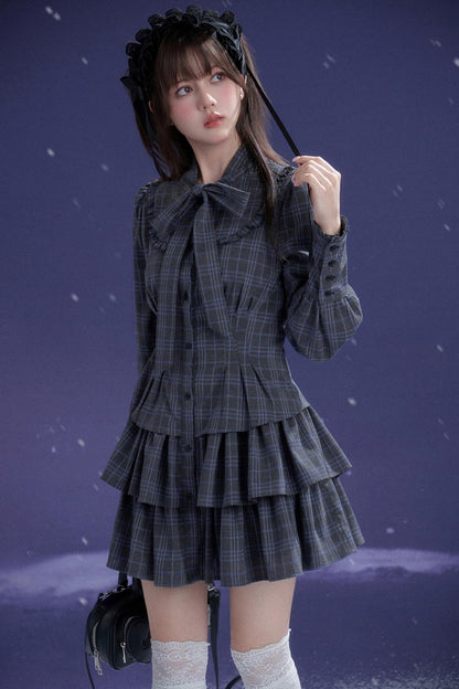 Twilight Plaid Dress