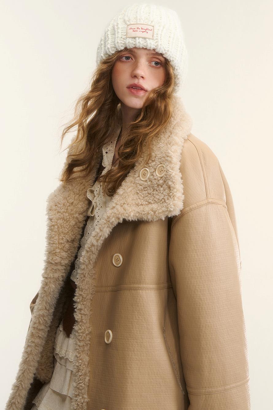 Asgony Versatile Chunky Knit Wool Hat