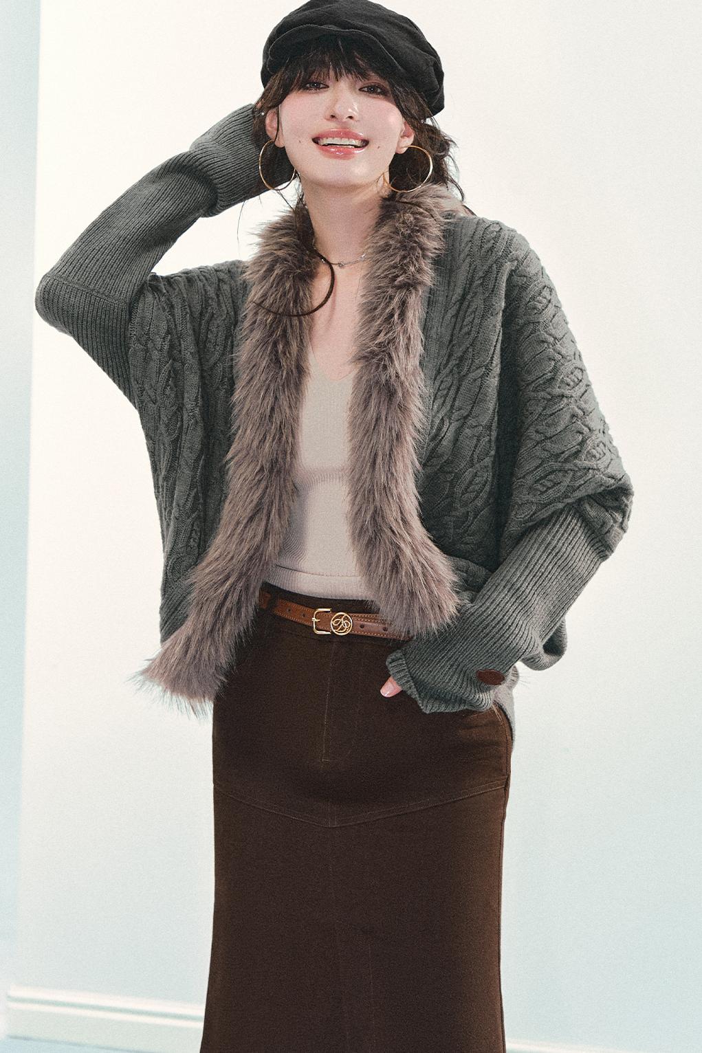 Vintage Cable Knit Jacket