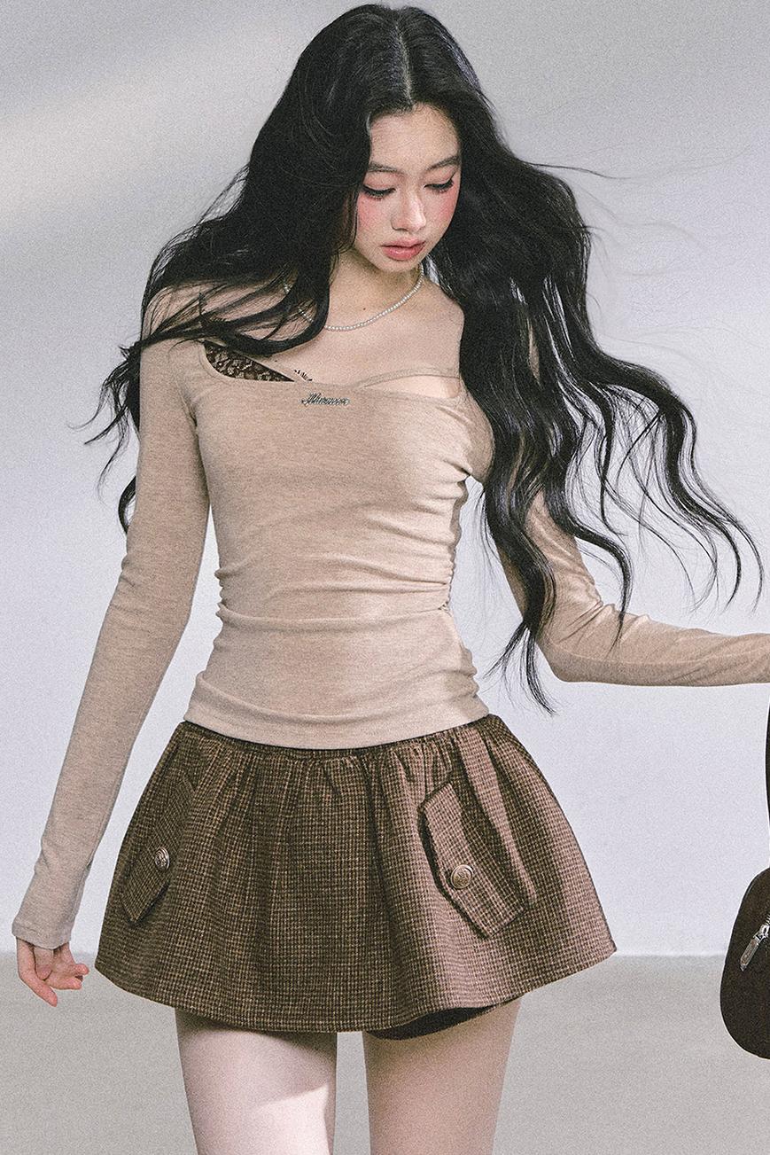 Wisdom Lace Long-Sleeved T-Shirt