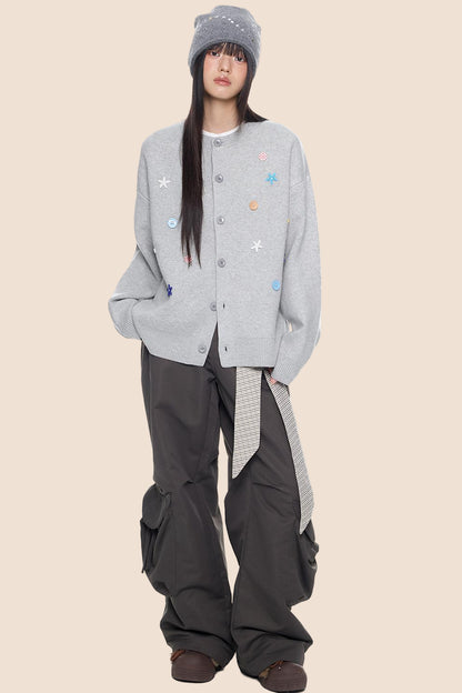 Knitted Cardigan Sweater