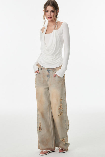 Moonlight Halterneck Swing Top