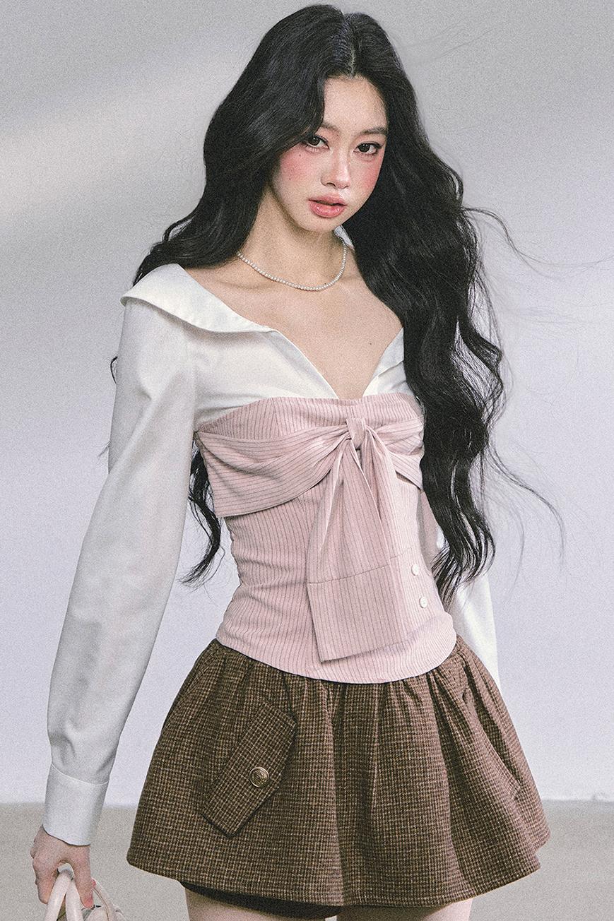 Slimming Striped Polo Shirt