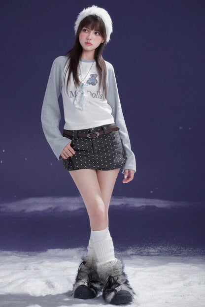 Corduroy Culotte Pants