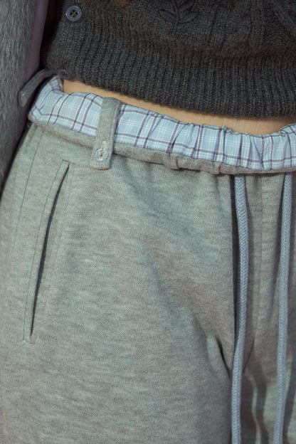 Plaid Woolen Trousers