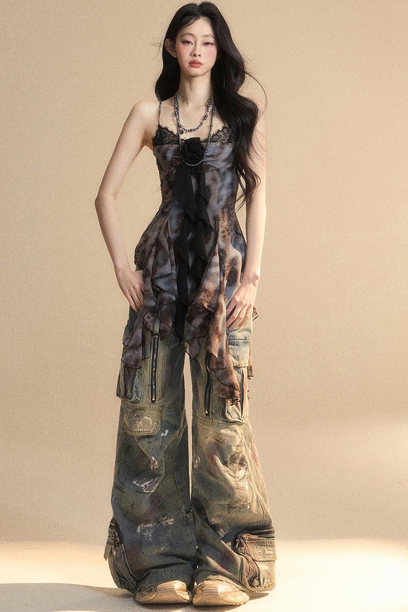 Chic Wide-Leg Work Trousers