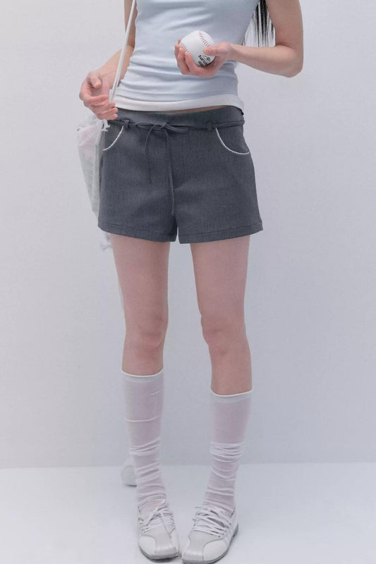 Original Lace-Up Straight Shorts