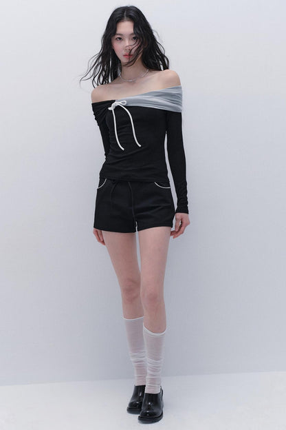 Original Lace-Up Straight Shorts