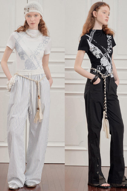 Blossom Silk Lace Tee