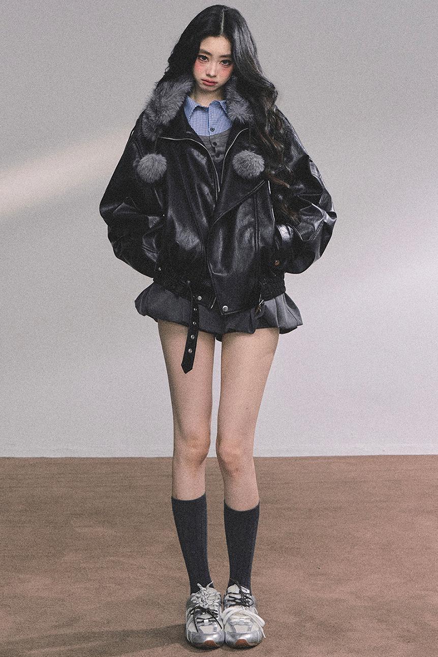 Autumn Plaid Knitted Polo Shirt