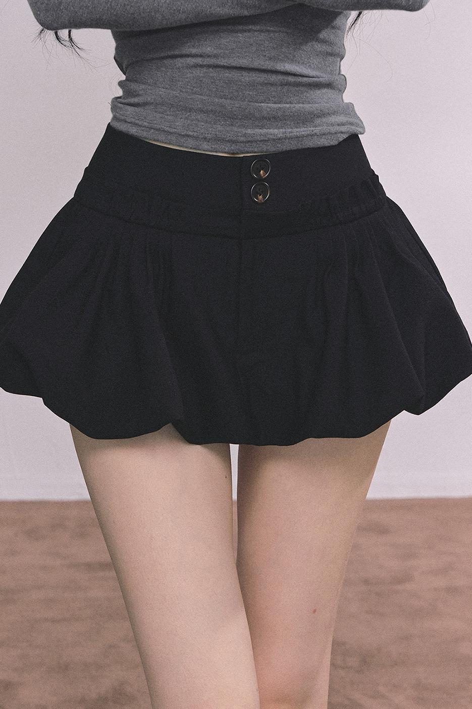 French Fluffy Autumn A-Line Skirt