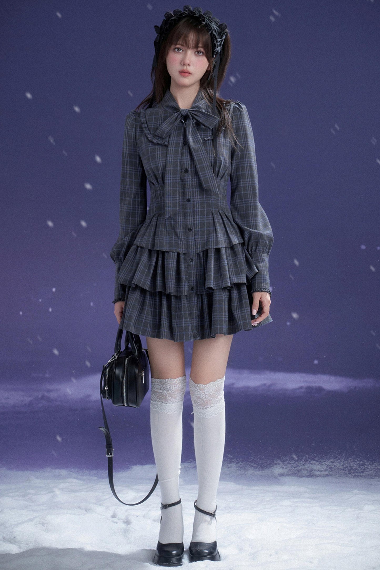 Twilight Plaid Dress