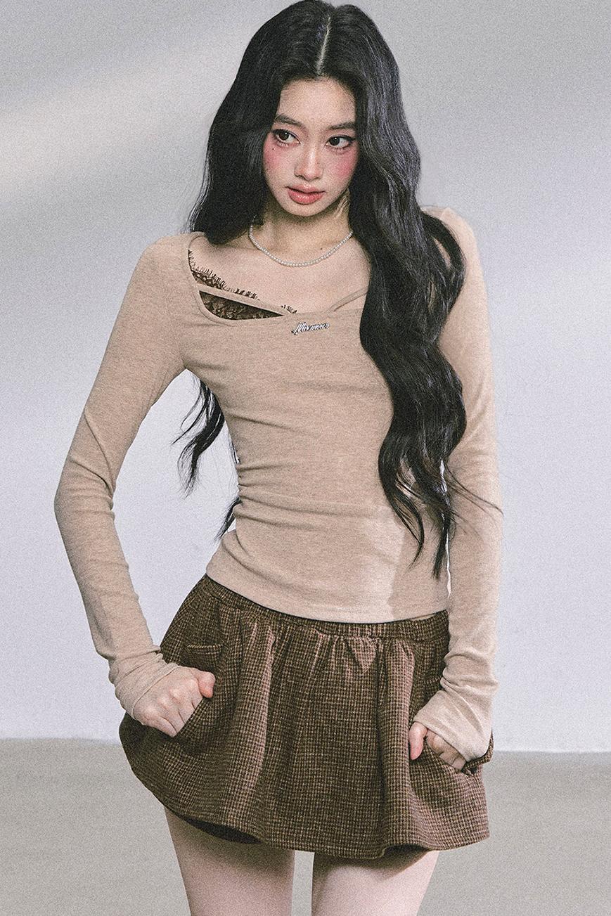 Wisdom Lace Long-Sleeved T-Shirt