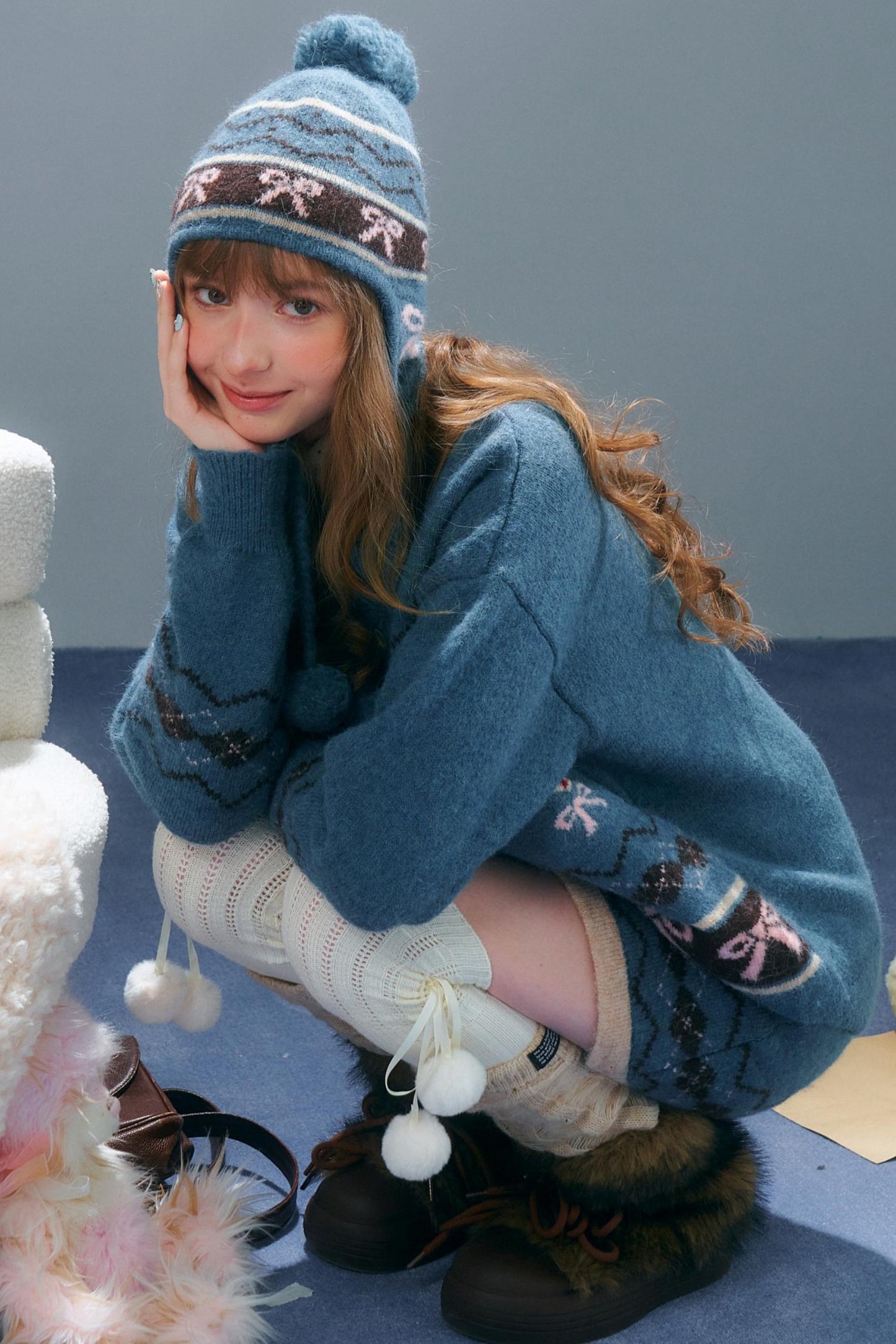 Autumn Vintage Rabbit Cardigan