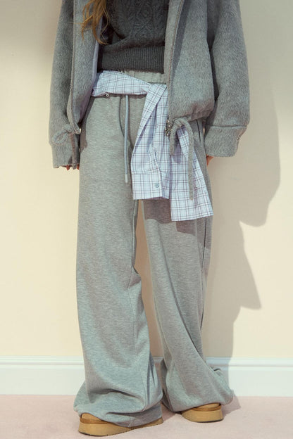 Plaid Woolen Trousers