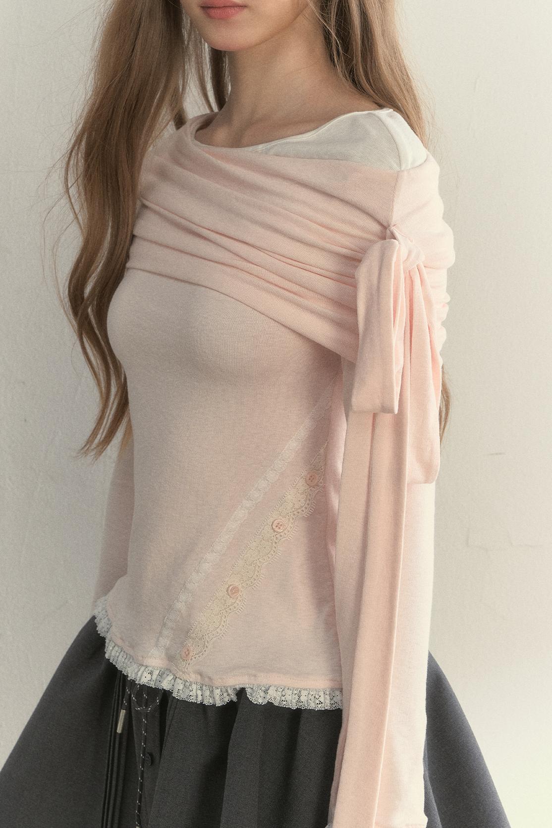 Retro Streamer Shoulder Top