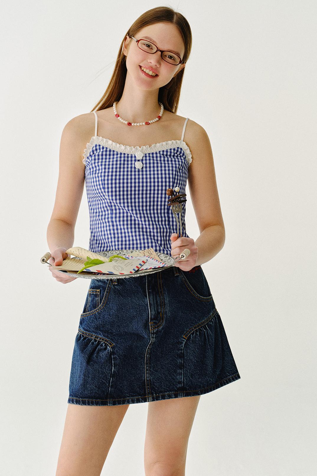 봄 레이스 캐미솔 탑 