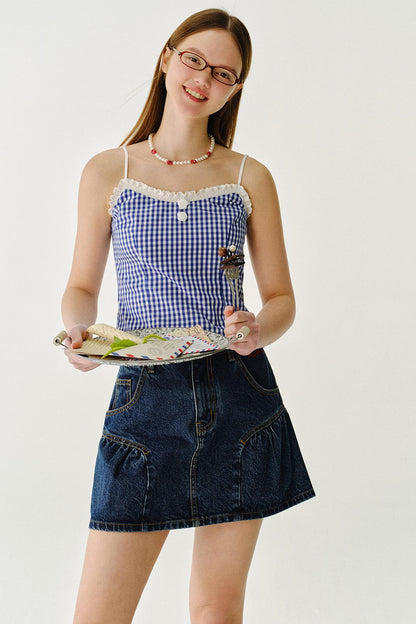 봄 레이스 캐미솔 탑 