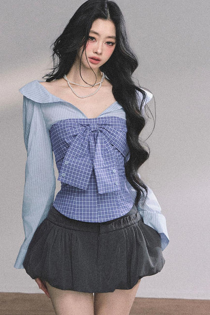 Slimming Striped Polo Shirt