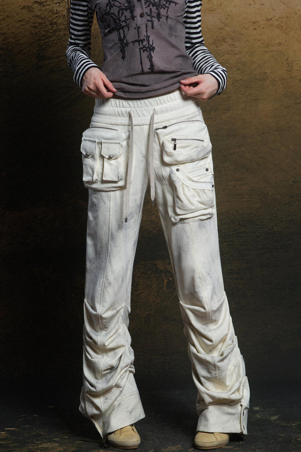 Punk Multi-Pocket Low-Waist Cargo Pants