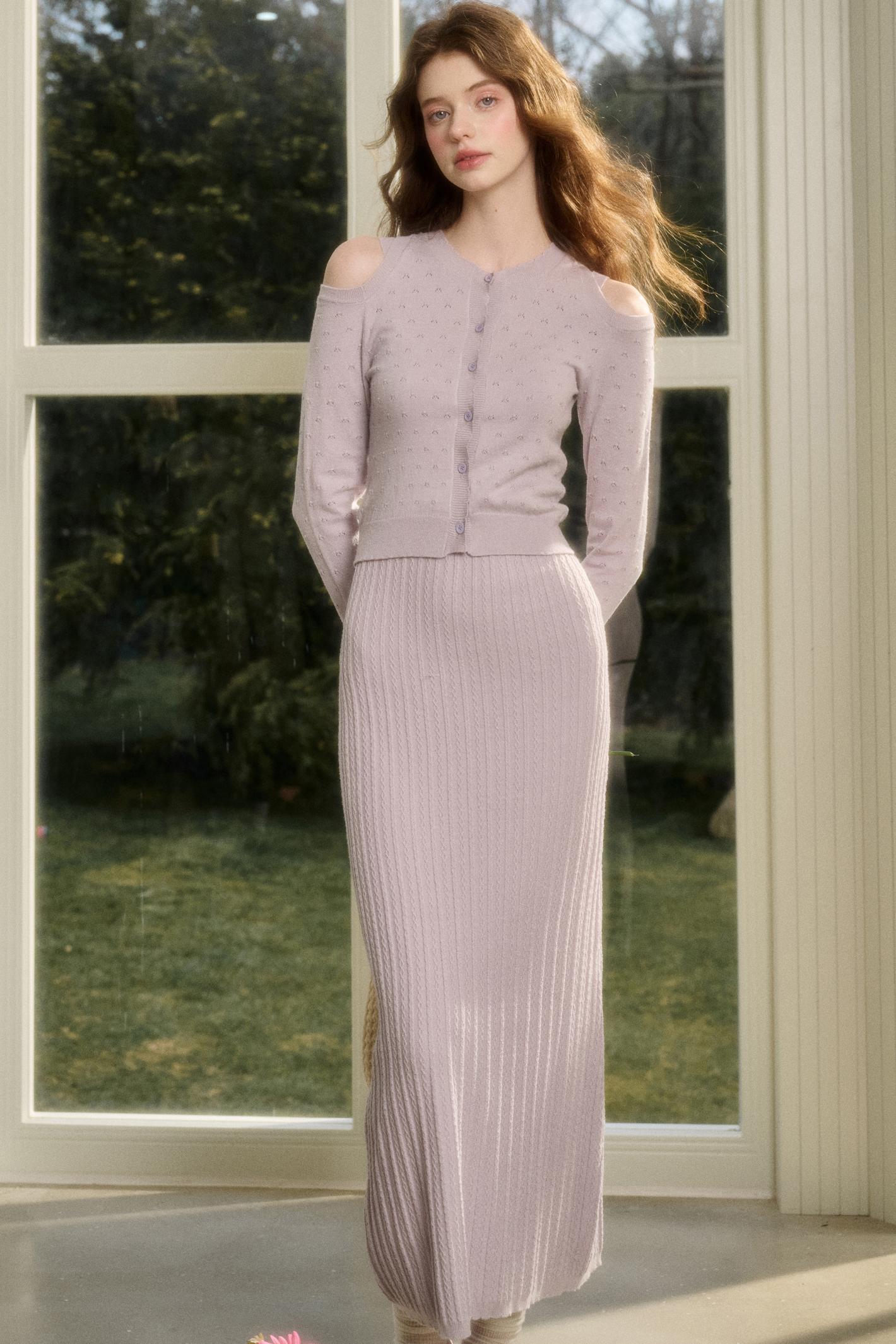 Long Relaxed Cardigan Dress Set-Up