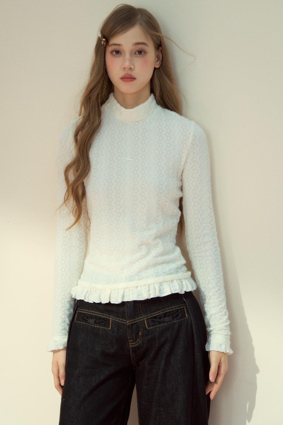 Winter Lace Layering Top