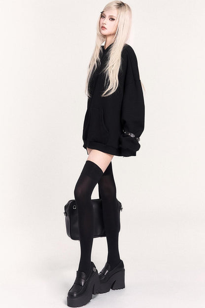 Black Cat Hooded Sweatshirt