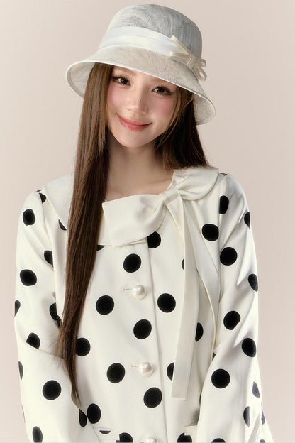 Blue Holiday Trench Coat Dress