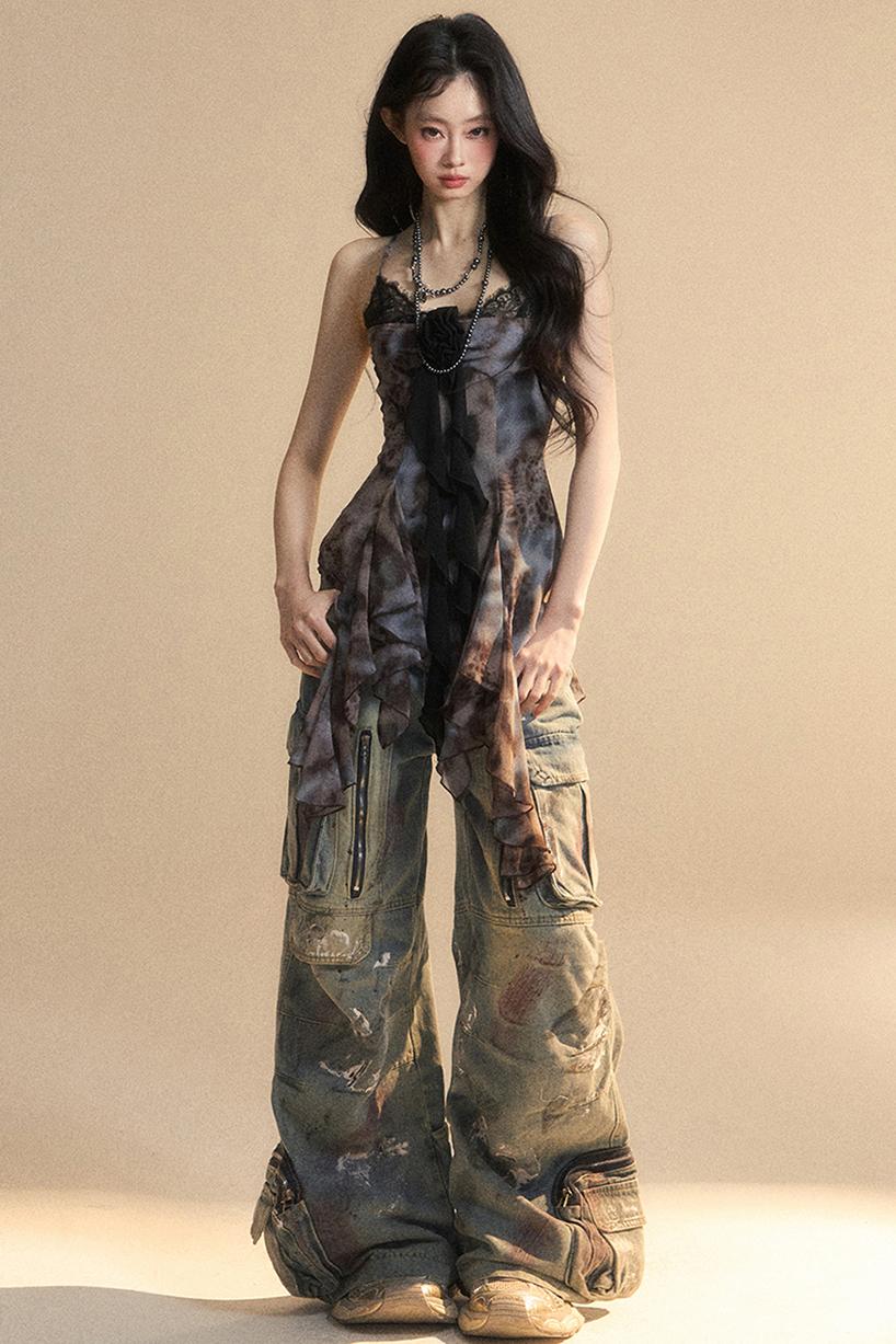 Chic Wide-Leg Work Trousers