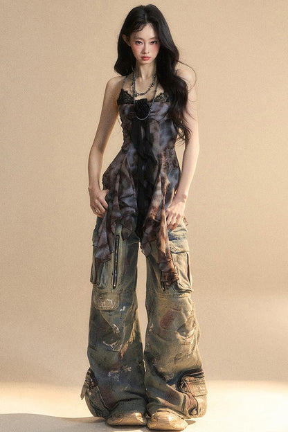 Chic Wide-Leg Work Trousers