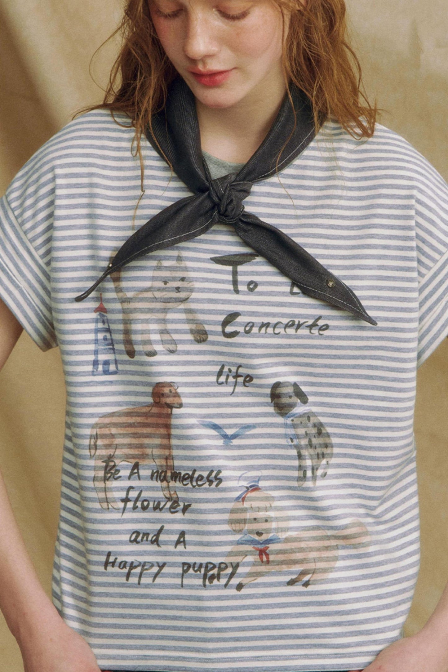 Casual Crewneck Printed T-Shirt