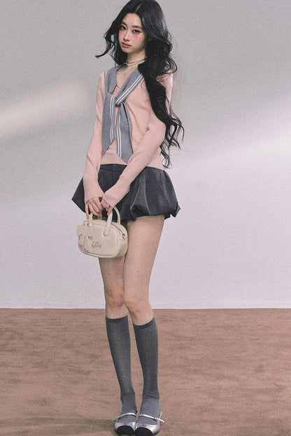 Slimming Pink Knitted Top