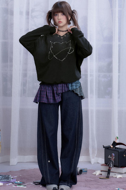 Black Diamond Hooded Sweatshirt Set-Up