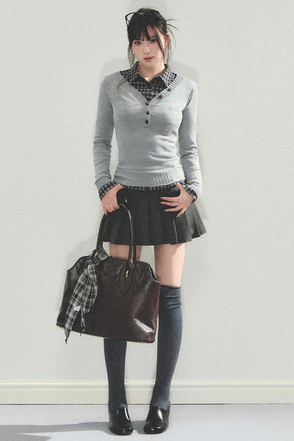 Slim Knitted Base Shirt