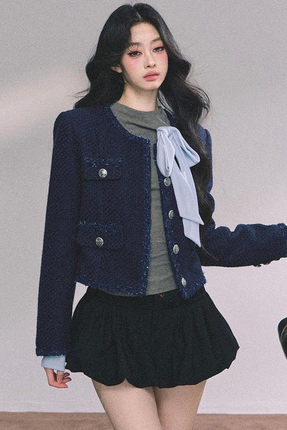 French Fragrance Tweed Jacket Set-Up