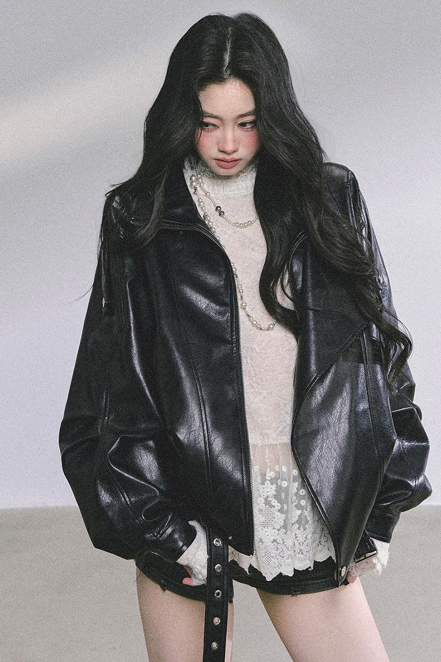 American Locomotive PU Leather Jacket