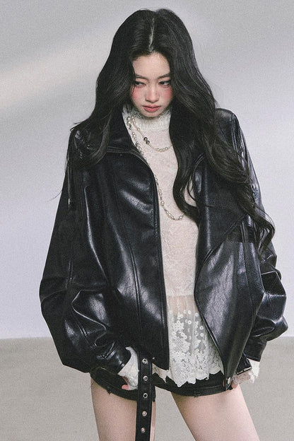 American Locomotive PU Leather Jacket